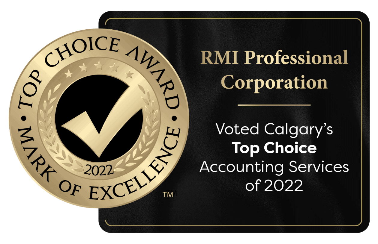 Accounting Award Winners Calgary RMI Professional Corporation